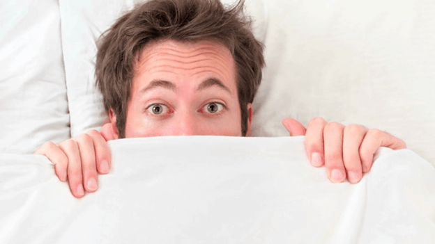 Man is timid for penis size
