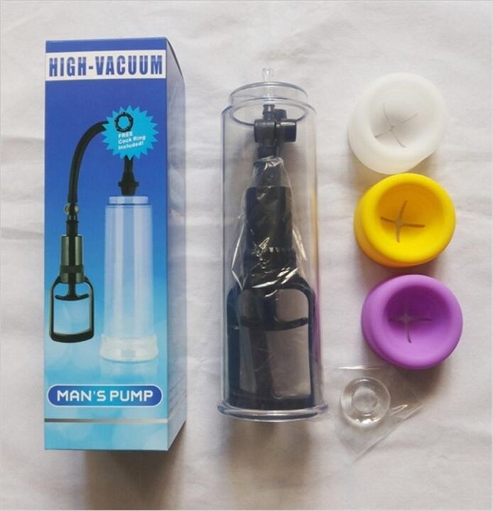 Vacuum pump to increase a member